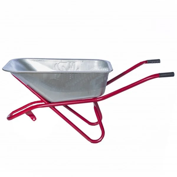 Строительная тачка Бизон, 90 литров, (без колеса) двухколесная