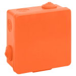 KOR-100-100-50-8g-OR-FR  Распаячная коробка ЭРА KOR-100-100-50-8g-OR-FR огнестойкая 100х100х50мм ора