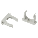 CLIP-40-G-MP  Крепеж-клипса ЭРА CLIP-40-G-MP для трубы прямой монтаж серая d40мм 25шт