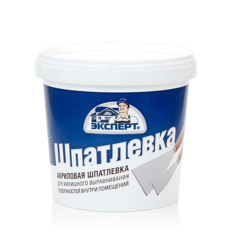 ЭКСПЕРТ Акриловая шпатлевка -30С°  (1,6кг; 6шт)