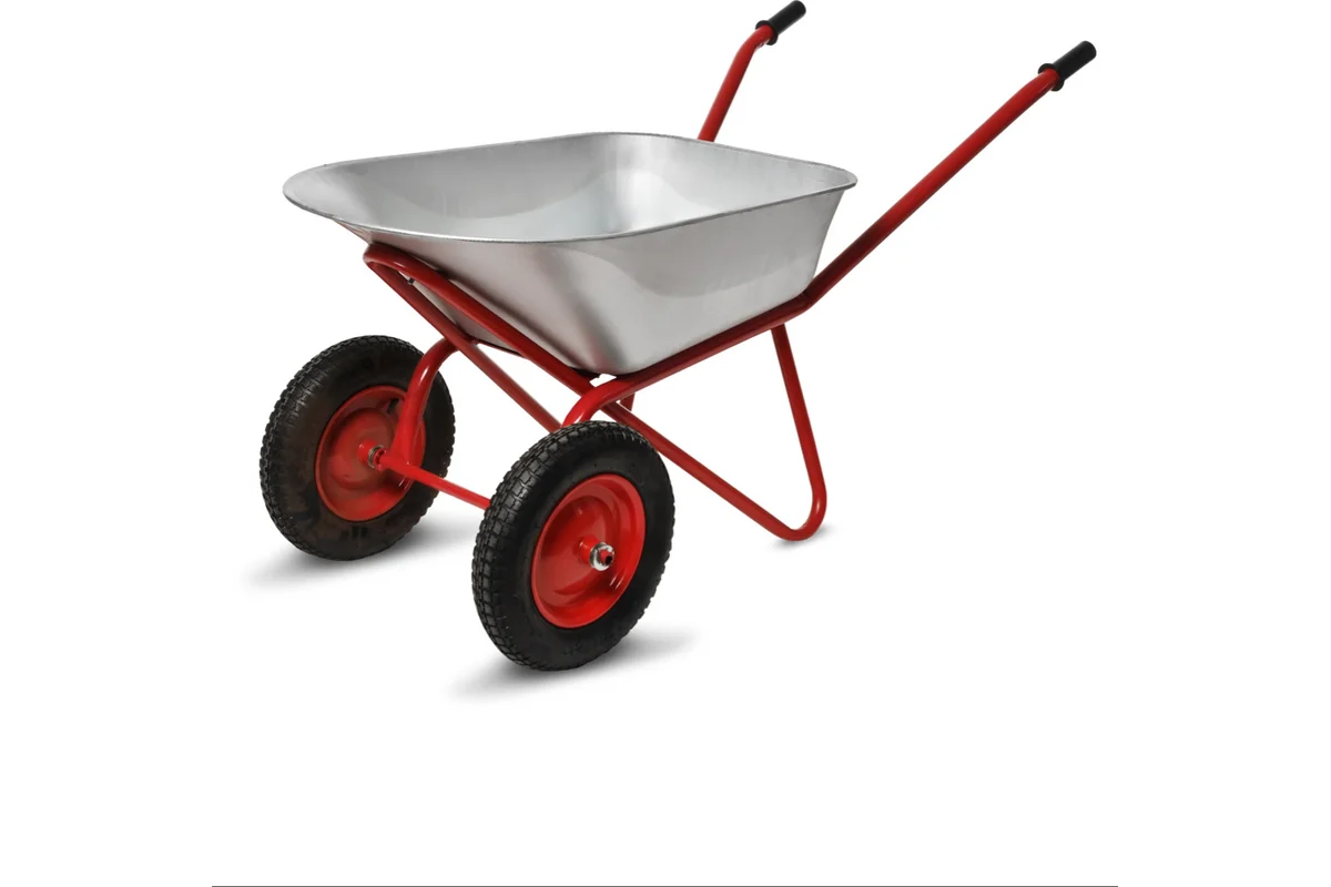 Строительная тачка Бизон, 110 литров двухколесная