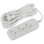 UDL-10-370  Удлинитель электрический ЭРА UDL-10-370 Greenline 3 розетки без заземления 7м ПВС 2x1мм2