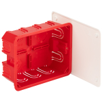 KRT-120-92-45  Распаячная коробка ЭРА KRT-120-92-45 скрытой установки красно-белая 120х92х45мм для т