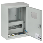 NO-130-00  Корпус металлический навесной ЭРА ЩУРН-1/12 (400х300х155) IP31 УХЛЗ серый