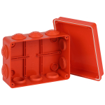 KORv-150-110-70-10g-OR-FR  Распаячная коробка ЭРА KORv-150-110-70-10g-OR-FR ОП огнестойкая 150х110х7