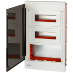 bs-24f  Корпус пластиковый встраиваемый ЭРА MULTIBOX со слаботочным отсеком 24 модуля IP40 белый