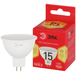 LED MR16-15W-827-GU5.3 R  Лампа светодиодная ЭРА RED LINE LED MR16-15W-827-GU5.3 R 15Вт софит теплый