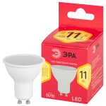 LED MR16-11W-827-GU10 R  Лампа светодиодная ЭРА RED LINE LED MR16-11W-827-GU10 R 11Вт софит теплый б