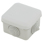 KORz-70-70-40-4gv  Распаячная коробка ЭРА KORz-70-70-40-4gv открытой установки серая 70х70х40мм 4 вс