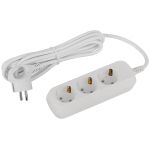 UDL-16-330-E  Удлинитель электрический ЭРА UDL-16-330-E Greenline 3 розетки с заземлением 3м ПВС 3x1
