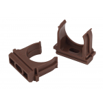 CLIP-20-O  Крепеж-клипса ЭРА CLIP-20-O для трубы дуб d20мм 10шт