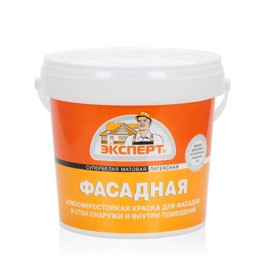 ЭКСПЕРТ Краска фасадная с/б ( 1,3кг; 6шт)