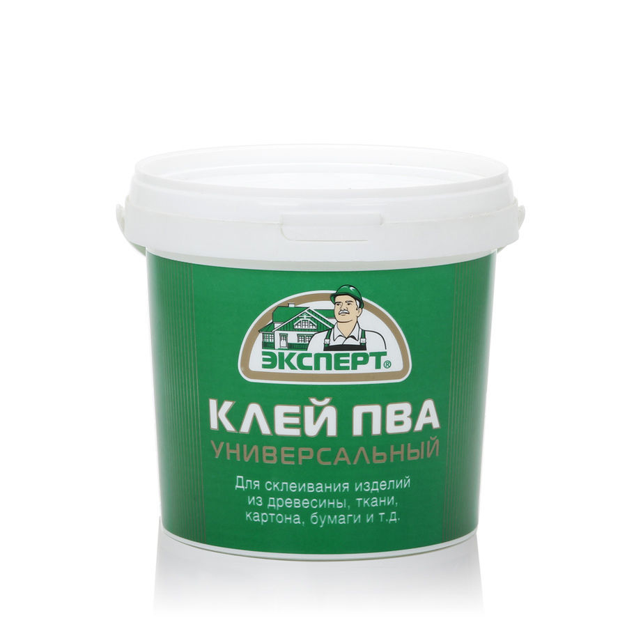 Универсальный клей ПВА ЭКСПЕРТ Фасовка: 0.9 кг