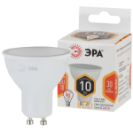 LED MR16-10W-827-GU10  Лампа светодиодная ЭРА STD LED MR16-10W-827-GU10 10Вт софит теплый белый свет