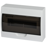 BOXS12_E  Корпус пластиковый навесной ЭРА SIMPLE ЩРН-П-12 IP41 без шин прозрачная крышка белый
