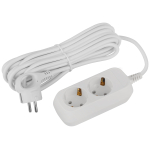 UDL-16-250-E  Удлинитель электрический ЭРА UDL-16-250-E Greenline 2 розетки с заземлением 5м ПВС 3x1