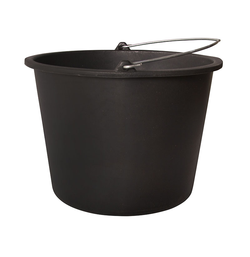0602212 Ведро строительное мерное 12л Черный 1 Россия T4P