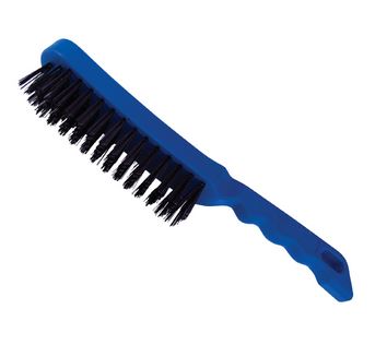 2304001 Щетка металлическая с пластиковой рукояткой, 4-рядная, Китай T4P