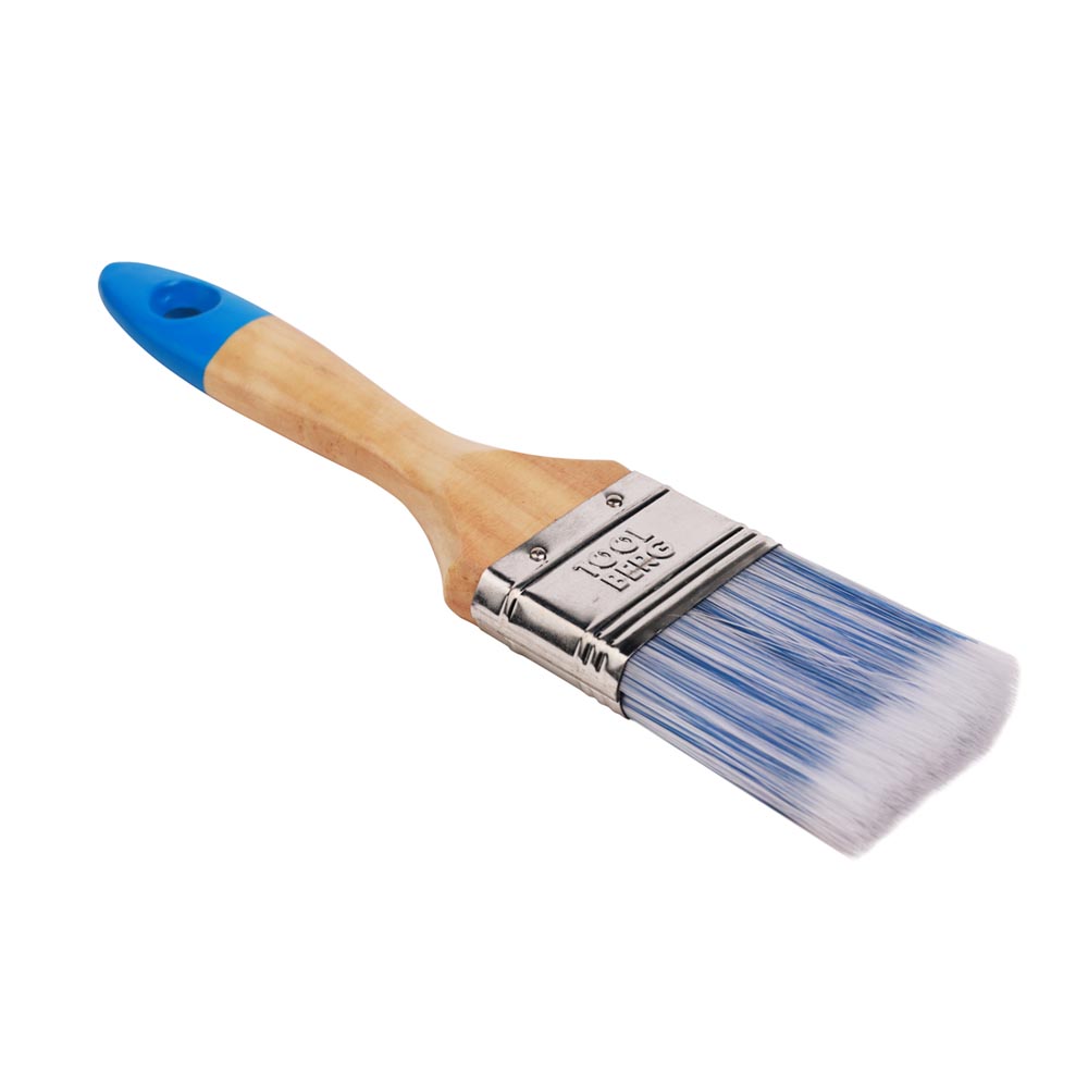 0112411 Кисть плоская Лазурит-Эксперт, искусственная щетина, дер. рук., 25мм, Китай, T4P