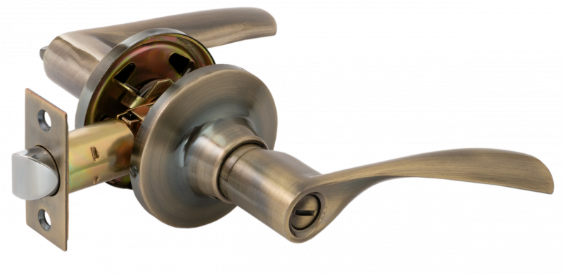 Ручка-защёлка  VЕTTORE A8023 ET AB (ключ-поворотник)  (Бронза)