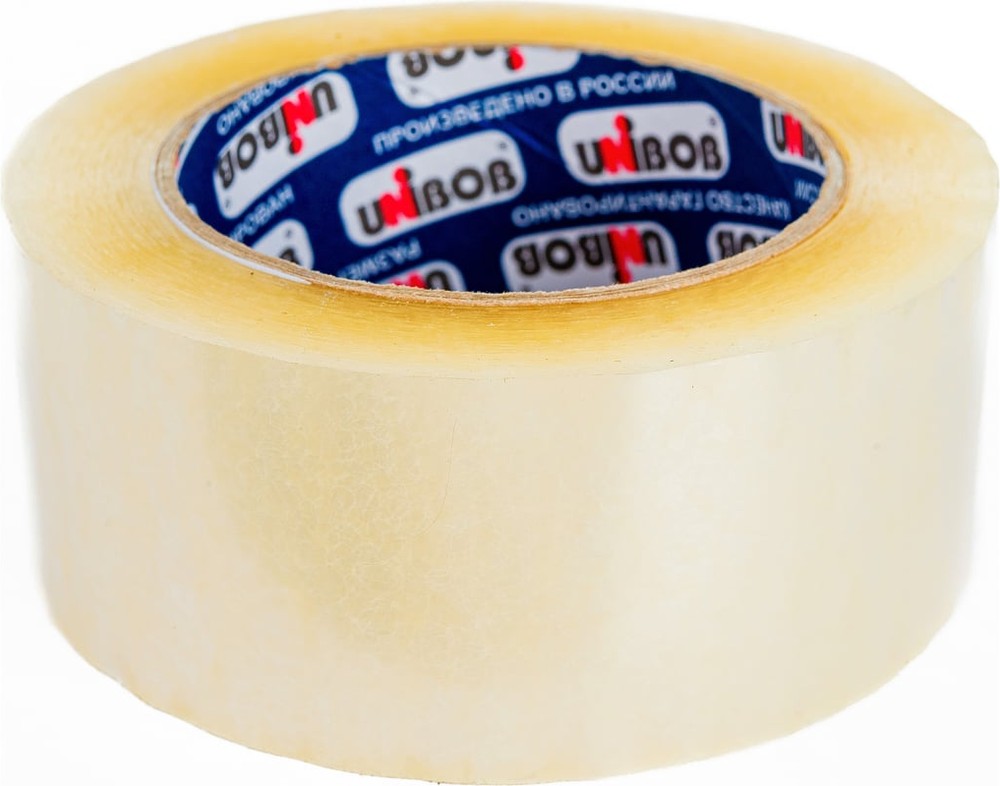 Упаковочная клейкая лента UNIBOB600 48мм х 132м, прозрачный