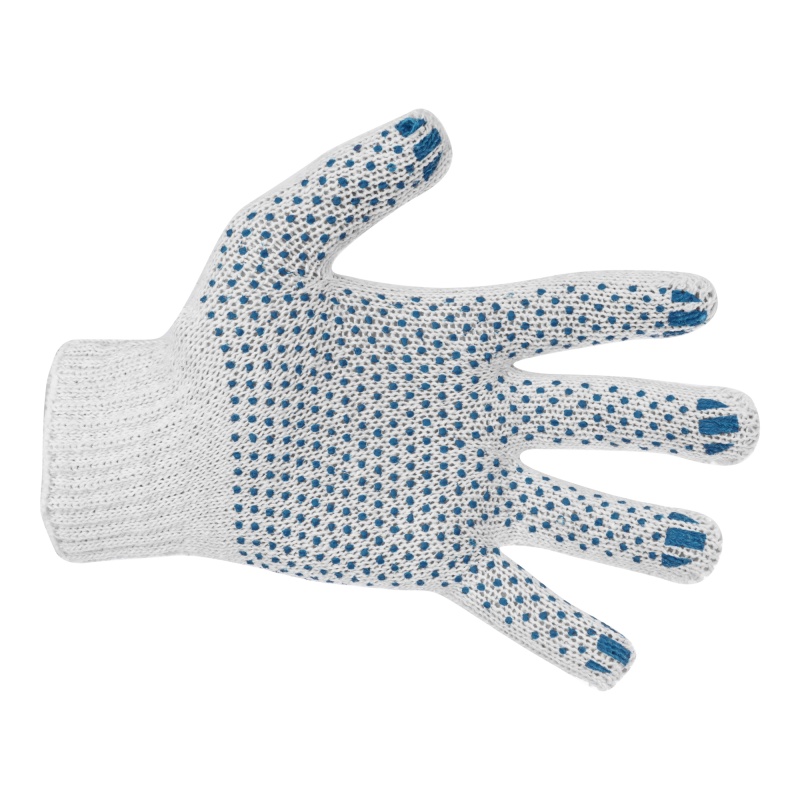 5078807 Х/б перчатки с ПВХ (средние)  500 Россия T4P