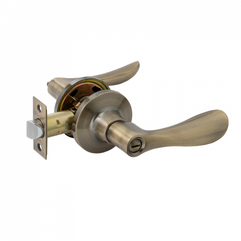 Ручка-защёлка  VЕTTORE A891 BK AB (поворотник-заглушка)  (Бронза)